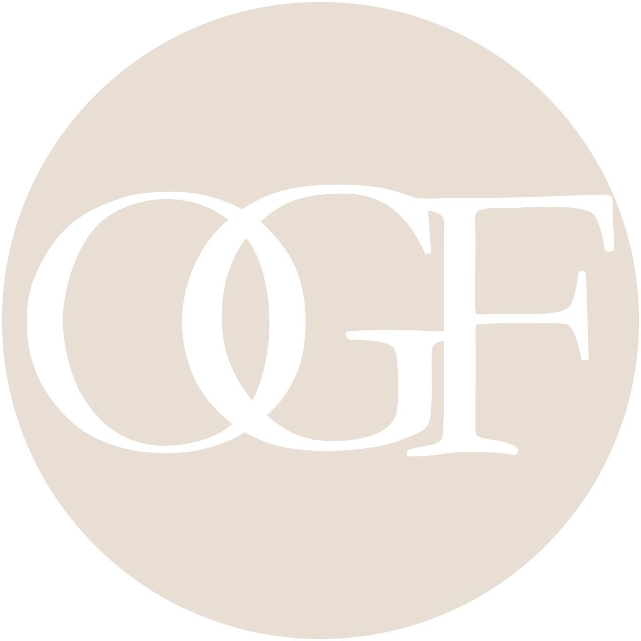 Circle with OGF logo
